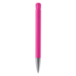 Caneta de plástico com acabamento mate fabricada na UE com tinta azul cor cor-de-rosa quarta vista