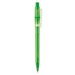 Caneta de plástico mate fabricada na UE com recarga Jumbo tinta azul cor verde quinta vista