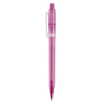 Caneta de plástico mate fabricada na UE com recarga Jumbo tinta azul cor cor-de-rosa terceira vista