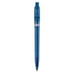 Caneta de plástico mate fabricada na UE com recarga Jumbo tinta azul cor azul-escuro quarta vista