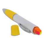 Caneta de mecanismo giratório tinta azul, marcador na parte superior sexta vista