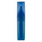 Marcador de rPET de azul transparente com tinta de cores diferentes cor azul segunda vista
