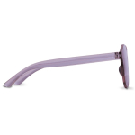 Óculos de sol estilo retro de igual tom pastel UV400 cor violeta segunda vista