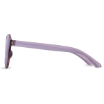 Óculos de sol estilo retro de igual tom pastel UV400 cor violeta terceira vista