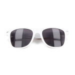Óculos de sol reciclados com logótipo, proteção UV400 SunCork cor branco segunda vista