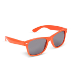 Óculos de sol em plástico 100% reciclado em várias cores UV400 cor cor-de-laranja