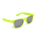Óculos de sol em plástico 100% reciclado em várias cores UV400 cor verde-lima