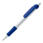 Caneta de botão de material biodegradável de tinta azul cor azul-escuro terceira vista