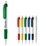 Caneta de botão de material biodegradável de tinta azul