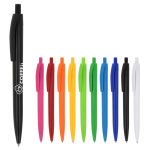 Caneta de plástico para marcação corporativa com tinta azul