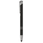 Canetas baratas de alumínio gravadas, tácteis tinta azul Arrowtouch cor preto