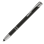 Canetas baratas de alumínio gravadas, tácteis tinta azul Arrowtouch cor preto terceira vista