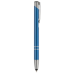 Canetas baratas de alumínio gravadas, tácteis tinta azul Arrowtouch cor azul-escuro quinta vista