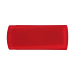 Estojo colorido personalizado de plástico com 5 pensos incluídos cor vermelho segunda vista