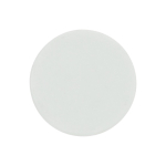Clássico íman redondo pequeno de plástico para personalizar cor branco segunda vista