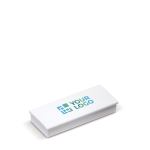 Clássico íman retangular de plástico para personalizar vista principal