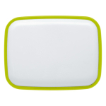 Lancheira de plástico rígido com desenhos em cores vivas 1000 ml cor verde-claro segunda vista