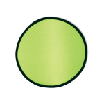 Frisbee de nylon dobrável disponível em várias cores com sua bolsa cor verde
