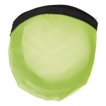 Frisbee de nylon dobrável disponível em várias cores com sua bolsa cor verde segunda vista