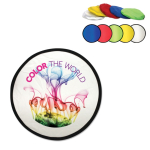 Frisbee de nylon dobrável disponível em várias cores com sua bolsa