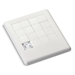 Puzzle para publicidade com imagem impressa Enigma cor branco terceira vista