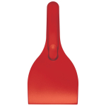 Raspador de gelo disponível em cores translúcidas cor vermelho segunda vista