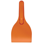 Raspador de gelo disponível em cores translúcidas cor cor-de-laranja segunda vista