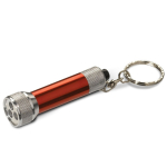 Original porta-chaves com lanterna de alumínio pequena MiniLight cor vermelho