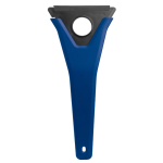 Raspador de gelo 3 em 1 de plástico reciclado com 3 funções cor azul segunda vista