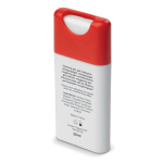 Spray antibacteriano para as mãos de bolso personalizável 20ml cor vermelho terceira vista