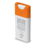 Spray antibacteriano para as mãos de bolso personalizável 20ml cor cor-de-laranja terceira vista
