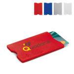 Porta-cartões rígido em várias cores clássicas com proteção RFID
