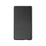 Powerbank com cabo e capacidade de iluminar o logo gravado cor preto segunda vista