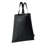 Simples saco corporativo de tecido non-woven 80 g/m2 Plaza Large cor preto