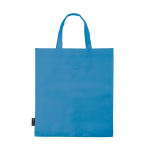 Simples saco corporativo de tecido non-woven 80 g/m2 Plaza Large cor azul terceira vista