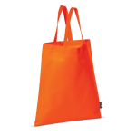 Simples saco corporativo de tecido non-woven 80 g/m2 Plaza Large cor cor-de-laranja