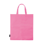 Simples saco corporativo de tecido non-woven 80 g/m2 Plaza Large cor cor-de-rosa terceira vista