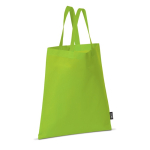 Simples saco corporativo de tecido non-woven 80 g/m2 Plaza Large cor verde-lima