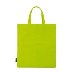 Simples saco corporativo de tecido non-woven 80 g/m2 Plaza Large cor verde-lima terceira vista