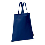 Simples saco corporativo de tecido non-woven 80 g/m2 Plaza Large cor azul-escuro