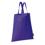 Simples saco corporativo de tecido non-woven 80 g/m2 Plaza Large cor roxo