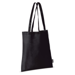 Saco non-woven em várias cores com alças longas 75 g/m2 cor preto