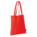 Saco non-woven em várias cores com alças longas 75 g/m2 cor vermelho