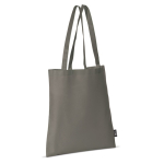 Saco non-woven em várias cores com alças longas 75 g/m2 cor cinzento