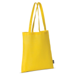 Saco non-woven em várias cores com alças longas 75 g/m2 cor amarelo