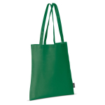 Saco non-woven em várias cores com alças longas 75 g/m2 cor verde