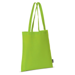 Saco non-woven em várias cores com alças longas 75 g/m2 cor verde-lima