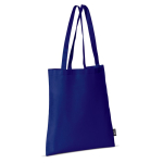 Saco non-woven em várias cores com alças longas 75 g/m2 cor azul-escuro