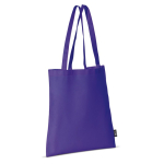 Saco non-woven em várias cores com alças longas 75 g/m2 cor roxo