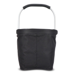 Cesta de piquenique feita de nylon em várias cores dobrável cor preto quinta vista